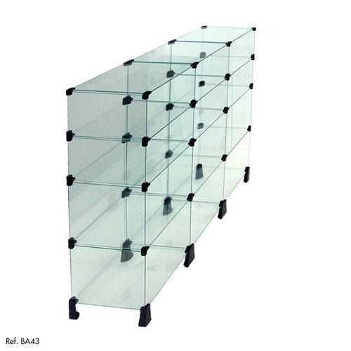 Balcão de Atendimento Modulado em Vidro – 1,10 x 0,90 x 0,30 - Imagem 3