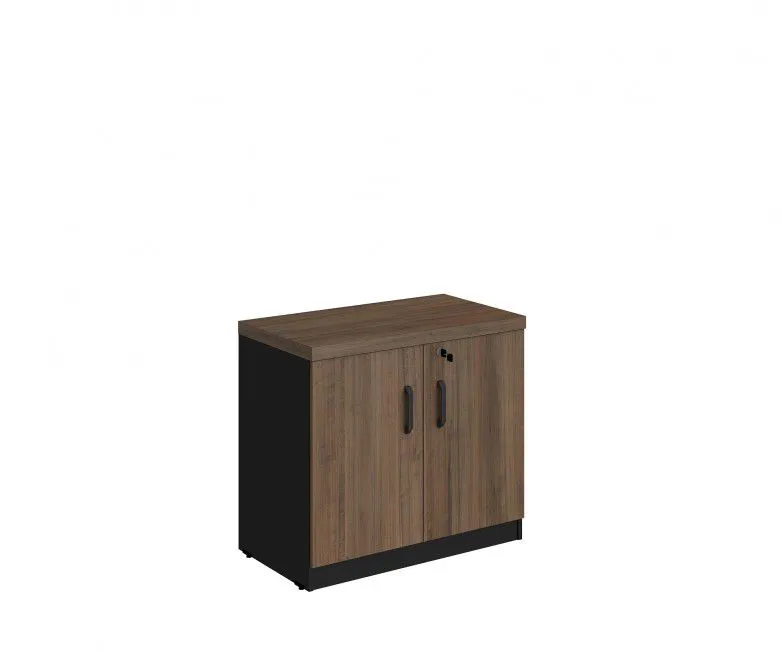 Armário Baixo 2 portas Escritório Home-Office portas Linha Teck Moderno Estilo COD 07