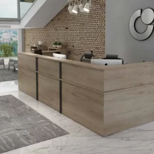 Bancada recepção e armário baixo M25 COD 33