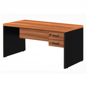 Mesa Escritório 1,70x0,70m -02 Gavetas - MALAGA/PRETO COD 540