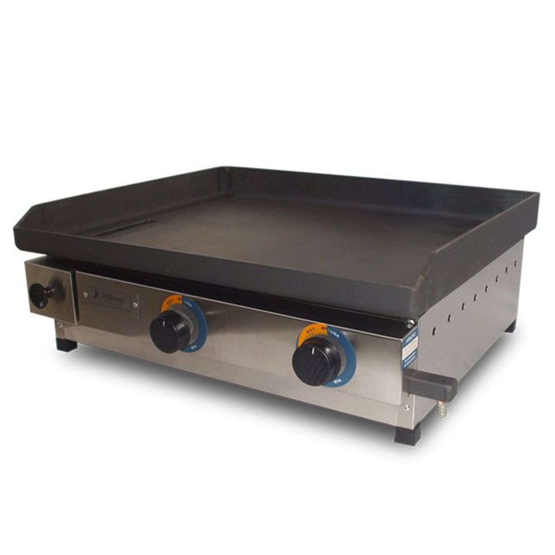 Chapa Profissional a Gás 60cm Polimac - Imagem 3